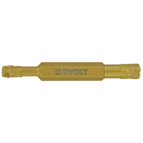 Diamond drill bit with paraffin for tiles, heavy duty Ø6/8mm