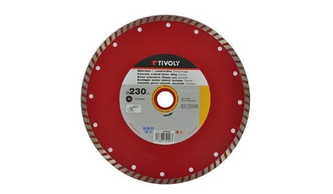 Diamond disc Tivoly, turbo 125x22,2mm