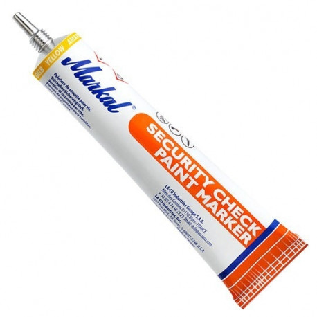 Paint marker Markal Security Check, yellow