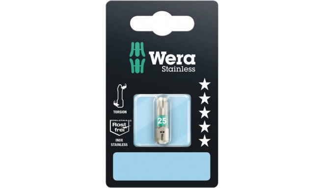 Screwdriver torsion stainless bit Wera 3867/1, T25 x 25mm