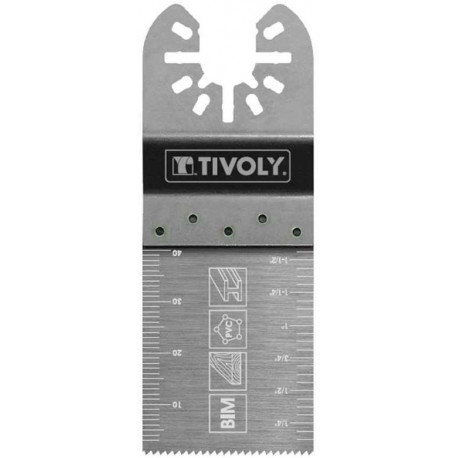 Multitool blade 34x40mm, BiM, for wood, plastic, metal