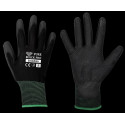 Gloves PURE BLACK PRO PU, size 9