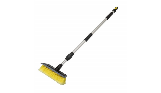 Brush + squeegee for washing with a valve - telescope, length: 104-169cm