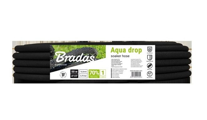 Mikroporinė žarna Bradas Aqua-Drop, 1/2" 50m