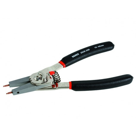 Resettable pliers for internal and external circlips 200mm 10-51/7-51mm