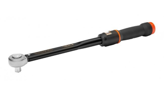 Mechanical click-style torque wrench 40-200Nm ±3% (CW & CCW) 1/2" 470mm, window scale