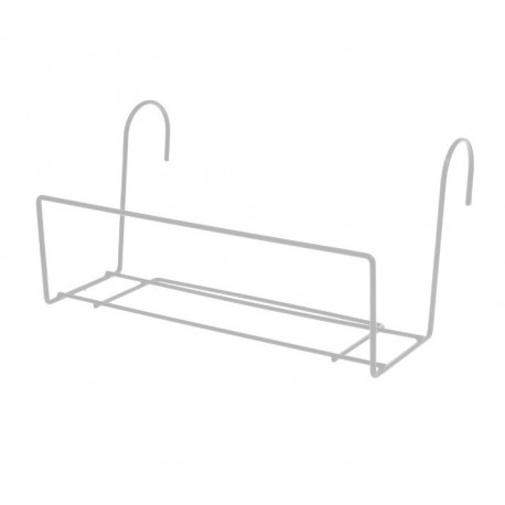 Tugev rõdukasti hoidja Valge pikkus 37cm