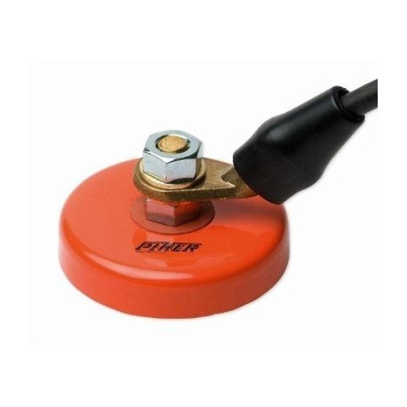 Magnetic ground block Ø9cm max 300A