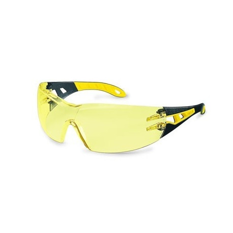 Safety glasses Uvex Pheos, yellow/black