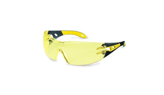 Safety glasses Uvex Pheos, yellow/black