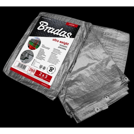 Reinforced tarpaulin ULTRA WEIGHT 260g, 6 x 8m