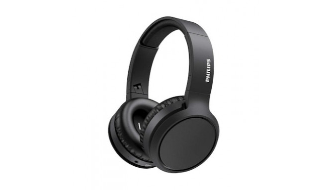 Philips Wireless Headphones TAH5205BK/00, Bluetooth, 40 mm drivers/closed-back, Compact folding, Bla