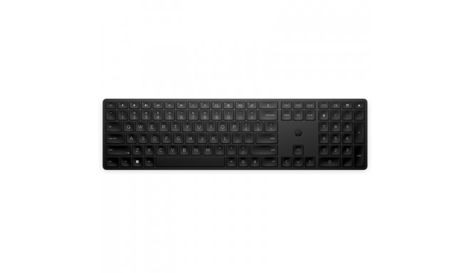 HP 455 Programmable Wireless Keyboard, Sanitizable - Black - US ENG