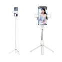 Selfie stick LED  tripod + remote control white SSTR-20