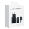 Original Wall Charger Samsung Fast Charger EP-T4510XBEGEU USB Typ C 3A 45W black blister