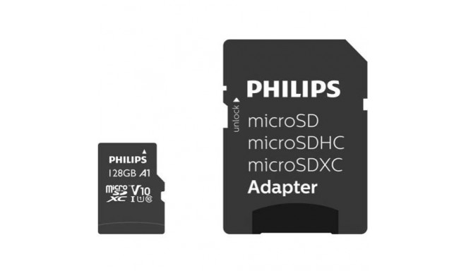 PHILIPS MicroSDHC 128GB class 10/UHS 1 + Adapter