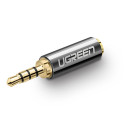 Ugreen audio adaptér jack 2,5 mm samec na jack 3,5 mm samice černý (20501)
