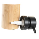 Soap Dispenser DKD Home Decor Black Natural Bamboo polypropylene