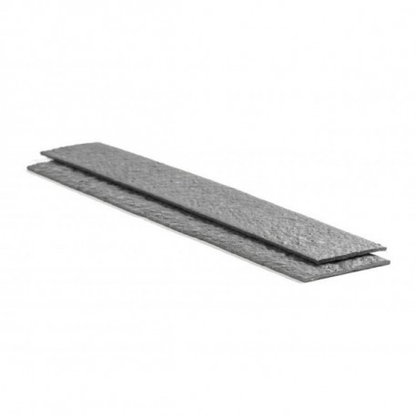 Landscape straight border Ecolat 0,19m x 2m gray