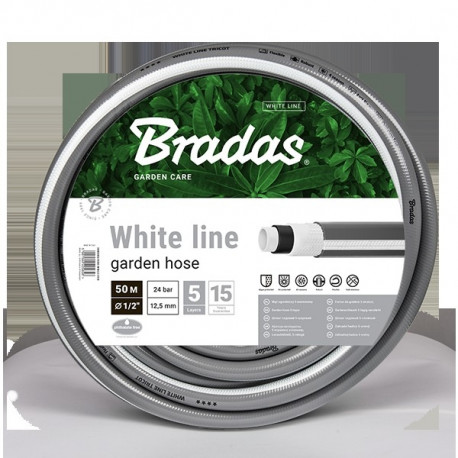 Kastmisvoolik WHITE LINE ½" 50m