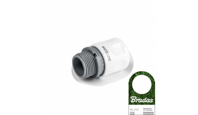 WHITE LINE connector male thread 3/4" - STANDARD