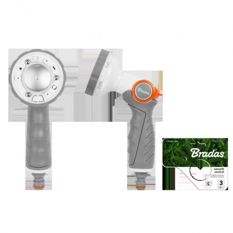 WHITE LINE 6 mustriga pihustuspüstol SMOOTH CONTROL - metall