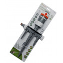 WHITE LINE 4-pattern gear drive sprinkler on spike