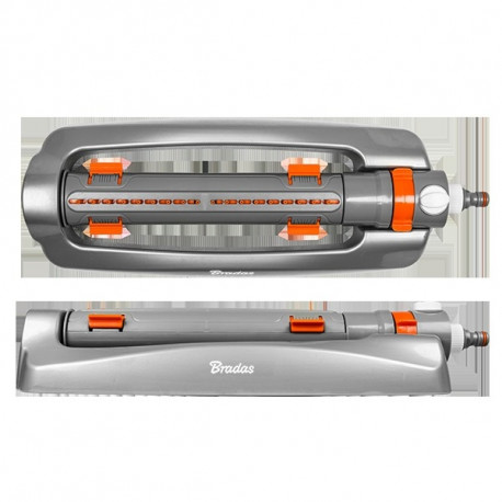 WHITE LINE Metal variable-width oscillating sprinkler