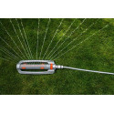 WHITE LINE Metal variable-width oscillating sprinkler