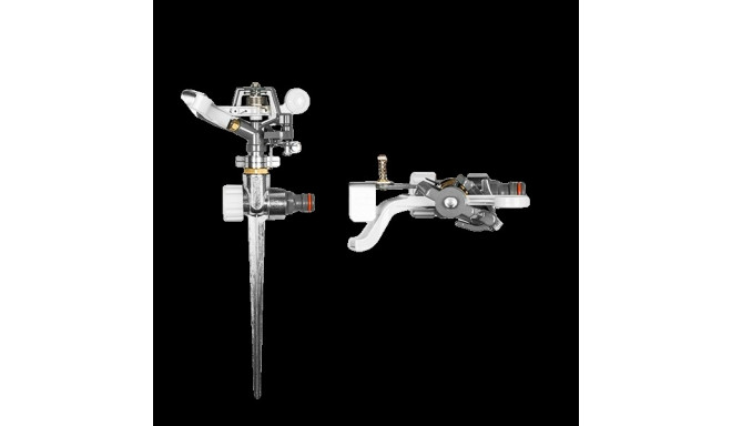 WHITE LINE Pulsating sprinkler on metal spike