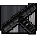 Tee, 3 x 20mm hose barb