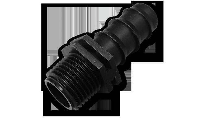 Ühendusliitmik ½" väliskeere, 16mm voolik
