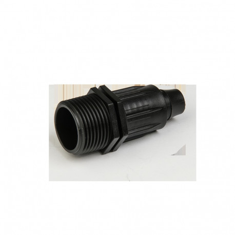 QJ connector for PE pipes 16mm, male thread 3/4"