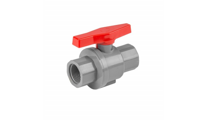 PN10 PVC combined valve 3/4" female / 3/4" female