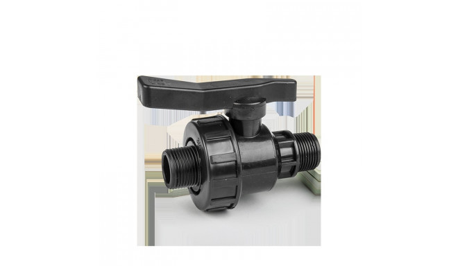 PN10 Valve 3/4" male  / 3/4" male for PE pipes