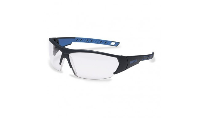 Safety glasses Uvex i-Works, transparent supravision excellence (AC/HF) coated lens, frame anthracit