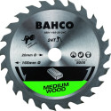 Пильный диск Bahco 165x20мм 24H 18°, (адаптеры 10/16мм), для аккумуляторного инструмента, по дереву