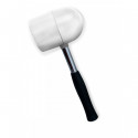 Tiler mallet, spherical and flat face, markless, 500gr