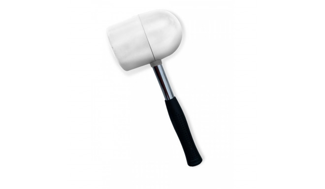 Tiler mallet, spherical and flat face, markless, 500gr