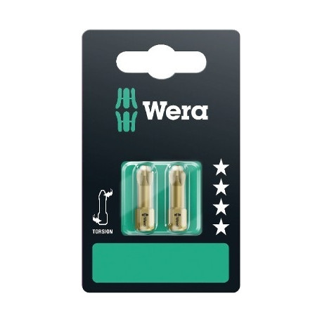 Wera 855/1 TH Torsion otsakud PZ 2 x 25mm 2tk