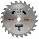 Diskinio pjovimo diskas Tivoly 190x30x2.8/1.7mm, z24, 15°, (20mm adapteris), medžiui
