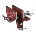 Carpenter´s bench vice with 15x5,5cm jaws, max 12cm