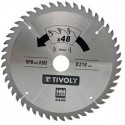 Circular saw blade Tivoly 210x30x2.8/1.7mm, z40, 15°, (20mm adaptor), for wood