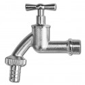 Faucet 1/2", 3/4" male outlet, adapter for 1/2" hose