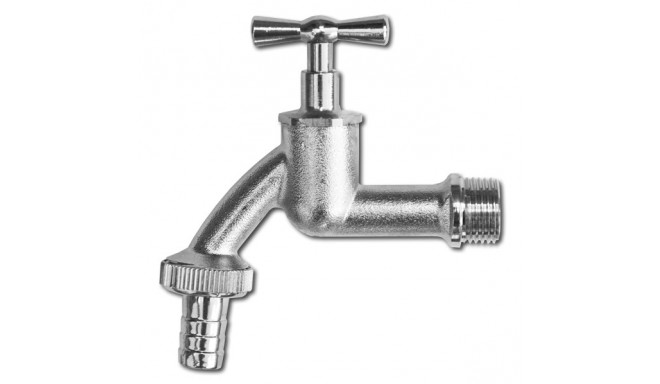 Faucet 1/2", 3/4" male outlet, adapter for 1/2" hose