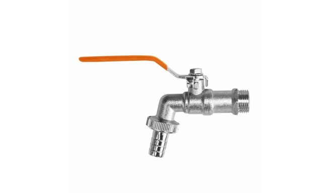 Ball faucet 1/2", 3/4" male outlet, adapter for 1/2" hose