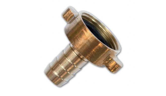 Muff with tap nut, 3/4" female, for 13mm hose