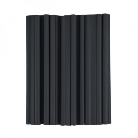 Kinnitused SOLID 1200g/m² 19cm aialindile, tumehall