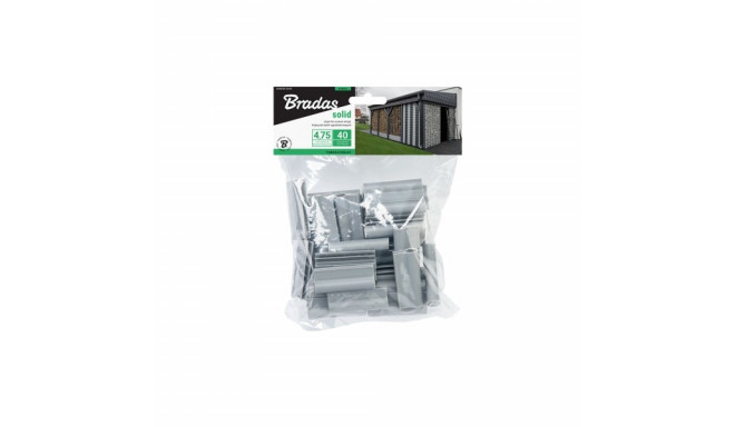 Clips for SOLID screen strips - light grey