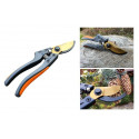 V-SERIES secateurs, passing blade, SK5 steel, gold